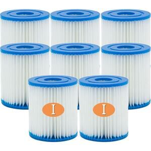 8 Pack Type I Swimming Pool Filter Cartridge Replacement 58093 Compatible 330GPH